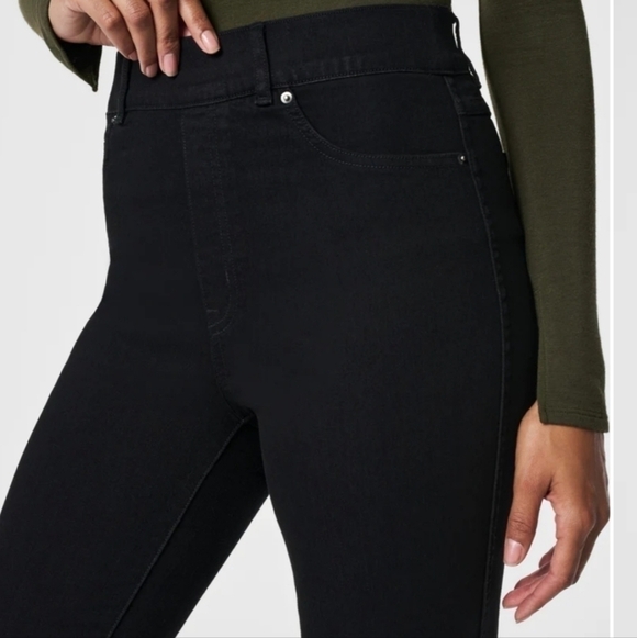 Spanx Black Jeggings Size Medium - Picture 4 of 9